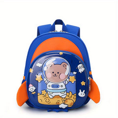 Rocket Shaped Schoolbag with Safety Leash for Kids