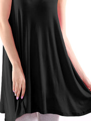 Solid Round Neck Tank Top