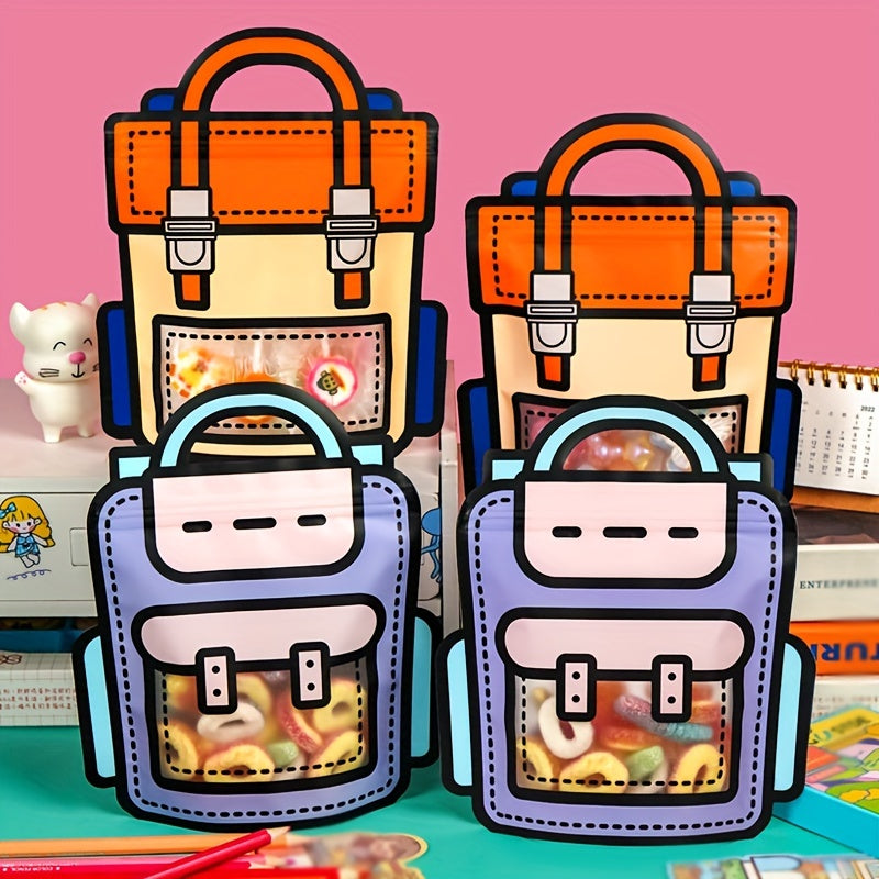 10pcs Snack Gift Bag Creative Student Birthday Candy Bag