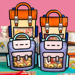 10pcs Snack Gift Bag Creative Student Birthday Candy Bag