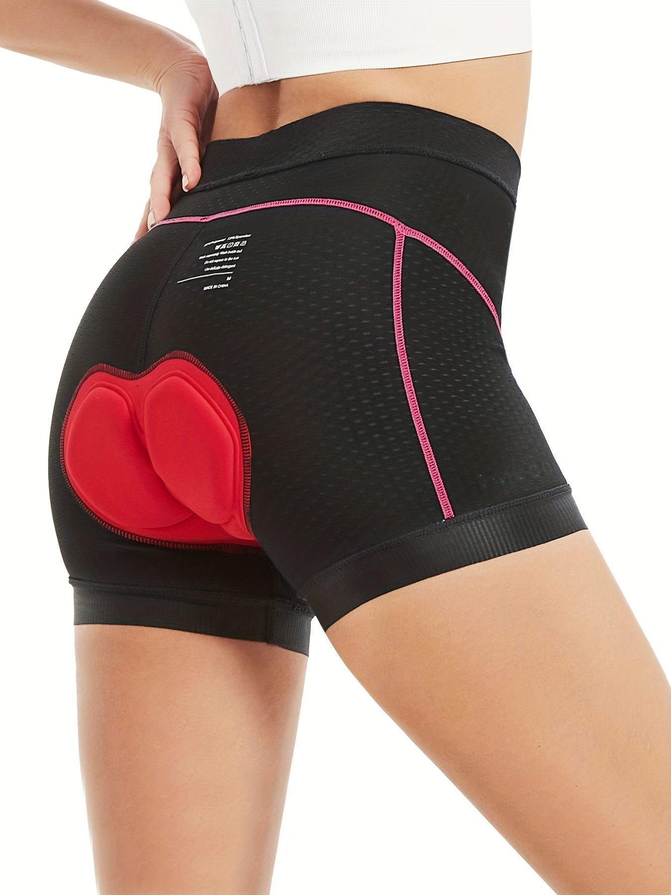 Stretchy Cycling Sports Shorts Padded Yoga Bike Shorts Women's Activewear