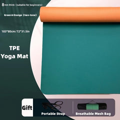 Thick Non Slip TPE Yoga Mat For Comfortable Workouts