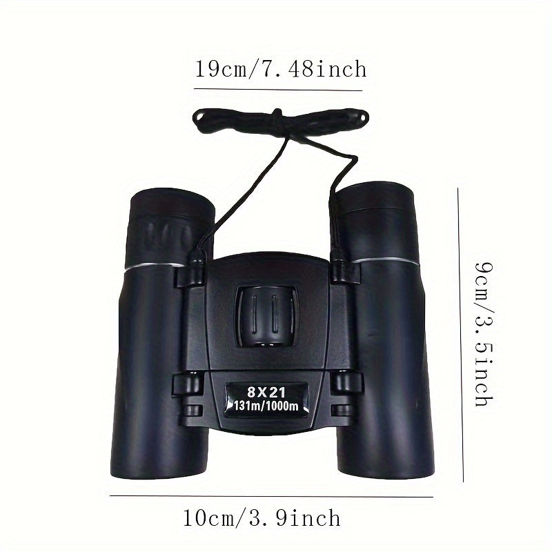 Portable Binoculars HD High Magnification for Outdoor Use