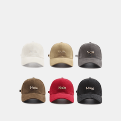 Embroidery Baseball Cap Light Coffee Casual Sun Hat Unisex Dad Hats