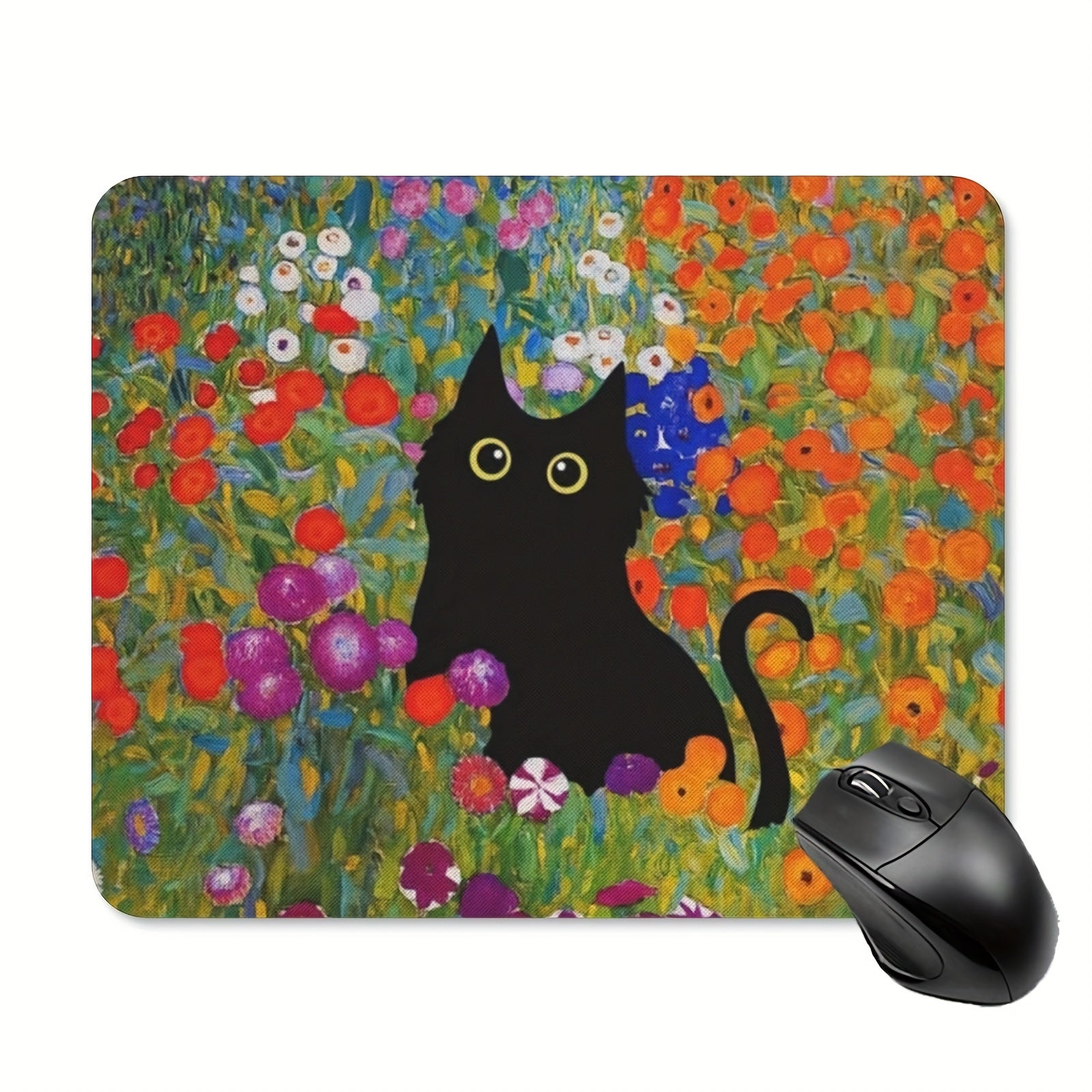 Non Slip Rubber Mousepad Mat - Perfect For Office