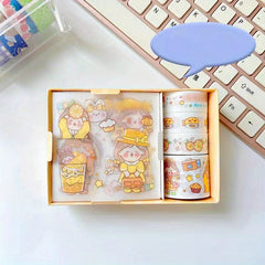 Hand Ledger Sticker Tape Stationery Children's DIY Set
