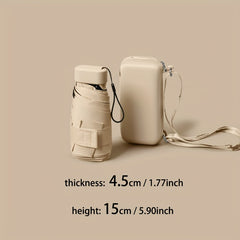 Small Lightweight Umbrella with Protective Cover