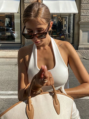 Ribbed Crop Tank Top
