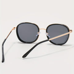 Y2K Semi Metal Sunglasses Sun Protection for Holiday Party Gift