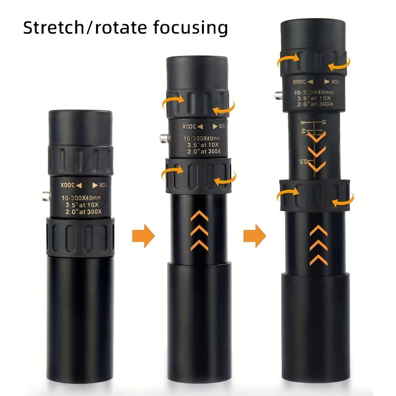 Waterproof HD Monocular with BAK4 Prism for Outdoor Camping