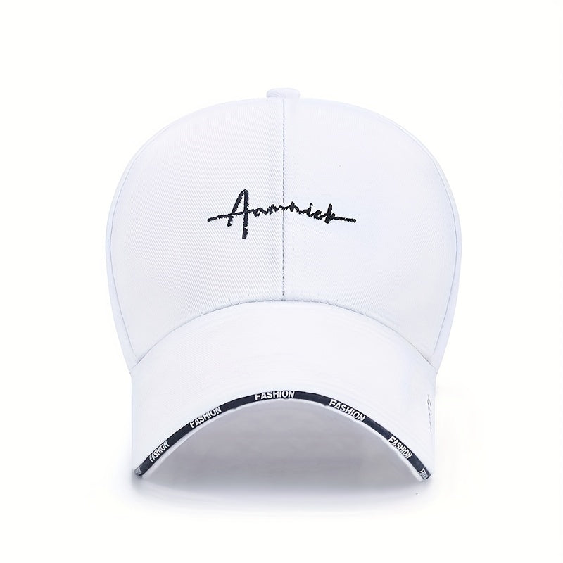 Spring Autumn Letter Baseball Cap - Youth Men Women Sunshade Peaked Hat