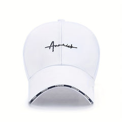 Spring Autumn Letter Baseball Cap - Youth Men Women Sunshade Peaked Hat