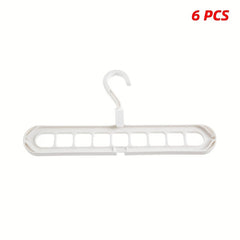 6pcs Port Support Wonder Hangers for Clothes Drying Rack