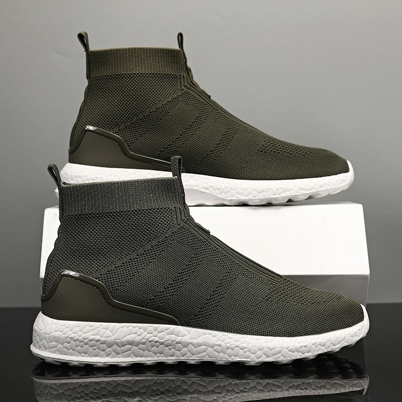 Men's Sporty High Top Socks Shoes Casual Sneakers