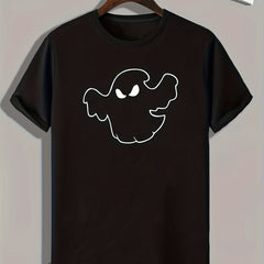 Halloween Ghost Print Men's Graphic T-shirt