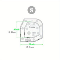 Quilting Rulers & Templates Set for Bowl Cozy DIY Crafts