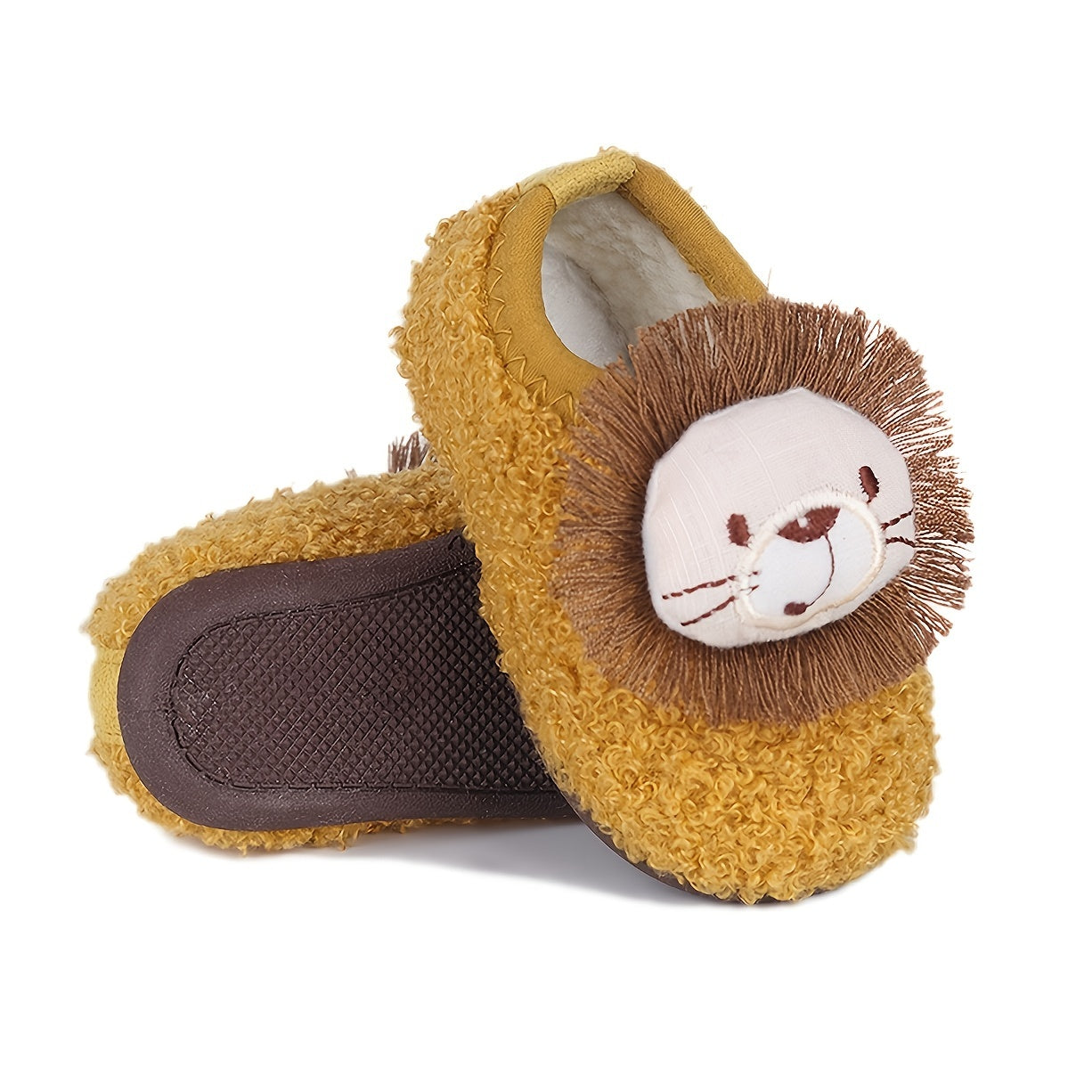 Winter Baby Prewalker Shoes, Lion Decor