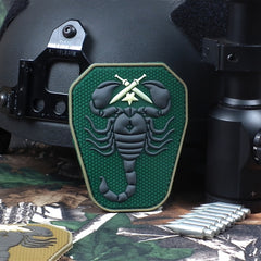 Scorpion Series PVC Badges Patch Stickers for Clothes, Backpacks, Bags