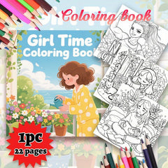 Deluxe Upgrade 22 Page Adult Coloring Book Warm Moments Theme