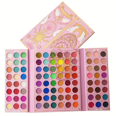 96 Colors Retro Eyeshadow Palette Pearly Matte Finish Magic Card Makeup Gift