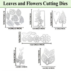 Flowers Leaves Metal Cutting Dies Decorative Embossing Stencils