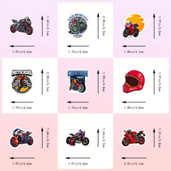 50pcs Motorcycle Club Stickers Waterproof Stickers For Kids Teens Adults
