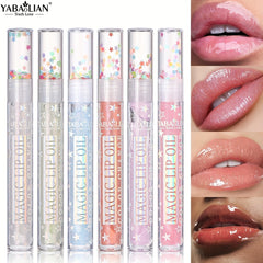 Water Light Lip Gloss Mirror Transparent Lip Glaze Jelly Glass Lip Gloss