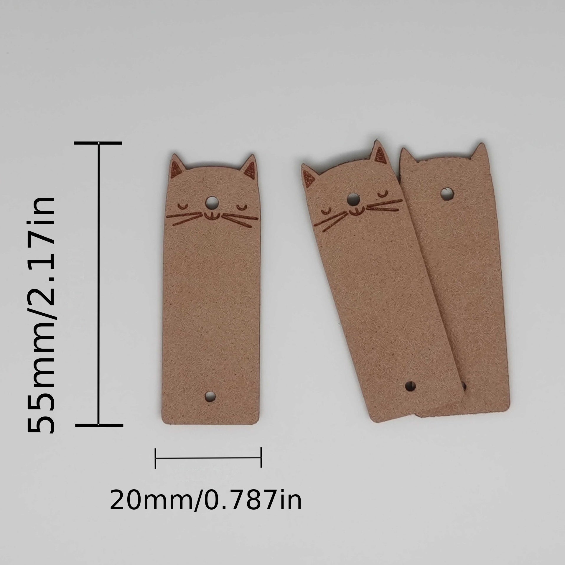 8pcs Kitten Labels Clothes Labels DIY Sewing Clothing Accessories