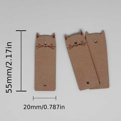 8pcs Kitten Labels Clothes Labels DIY Sewing Clothing Accessories