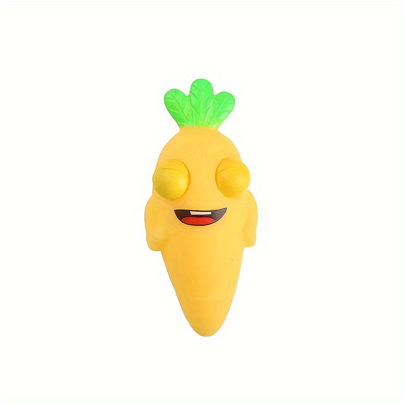 Prank Carrot Decompression Toy - Relaxing Squeezable Vegetable