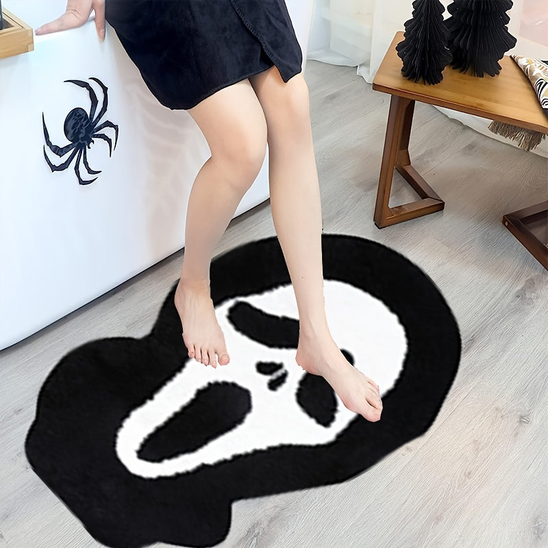 Halloween Ghostface Rug Scream Ghost Killer Tufting Art Rug