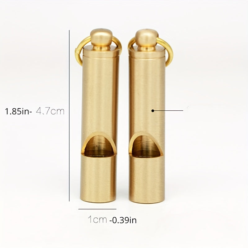 2pcs Survival Whistle Key Chain Emergency Tool
