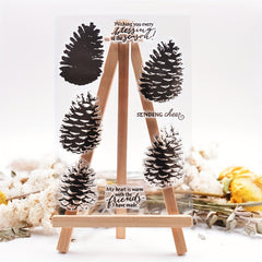 Pine Cone Silicone Stamp for Scrapbooking Card Making