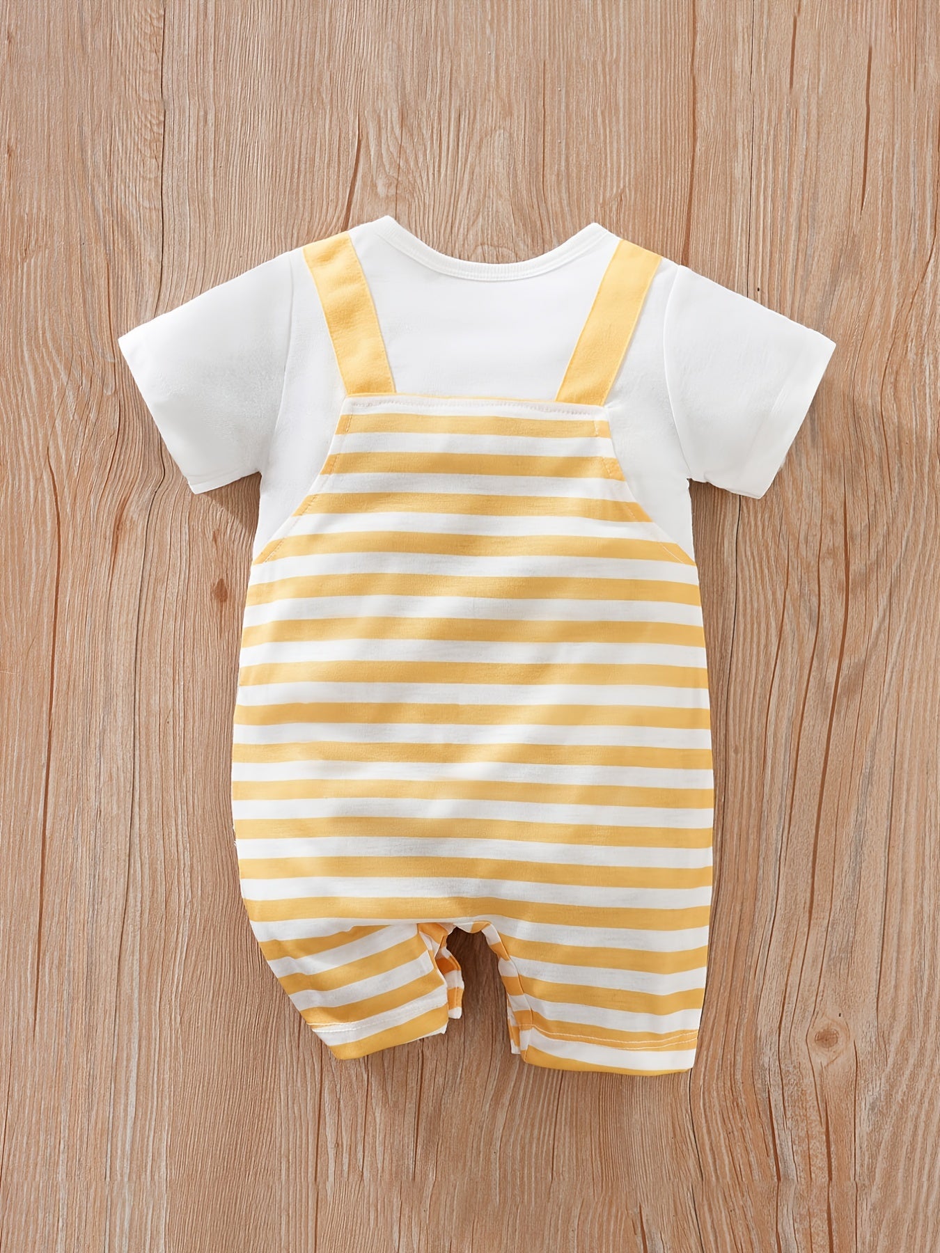 Baby Boys Koala Graphic Striped Romper Jumpsuit Clothes