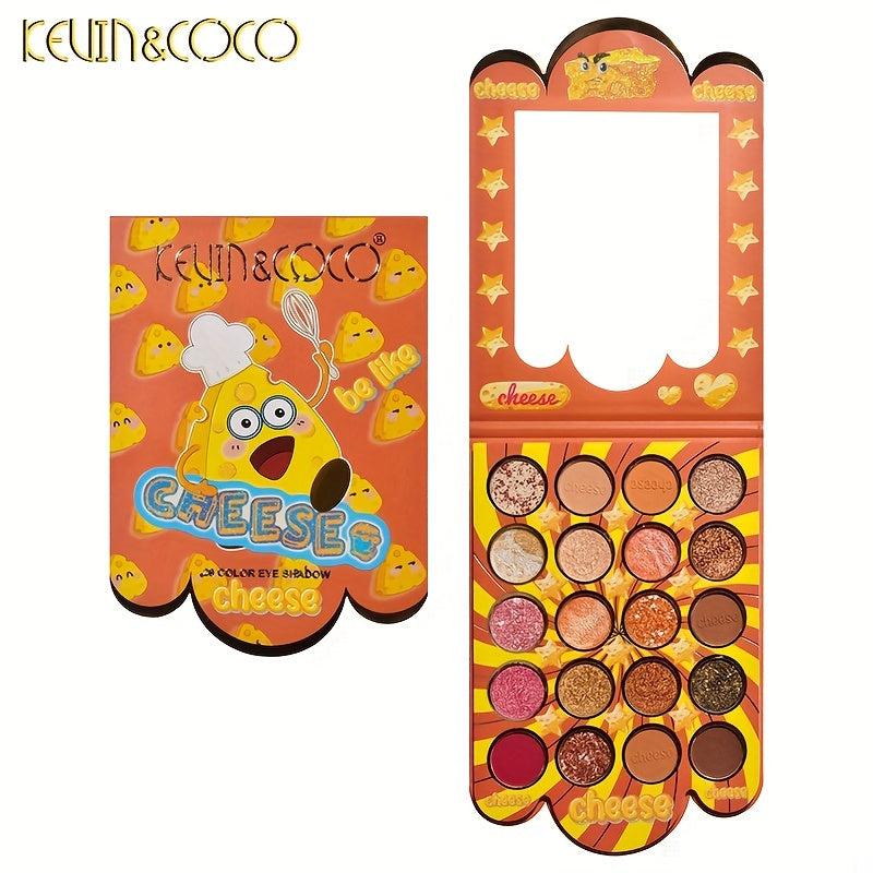 Cheese Eyeshadow Palette Pearly Matte Shimmer