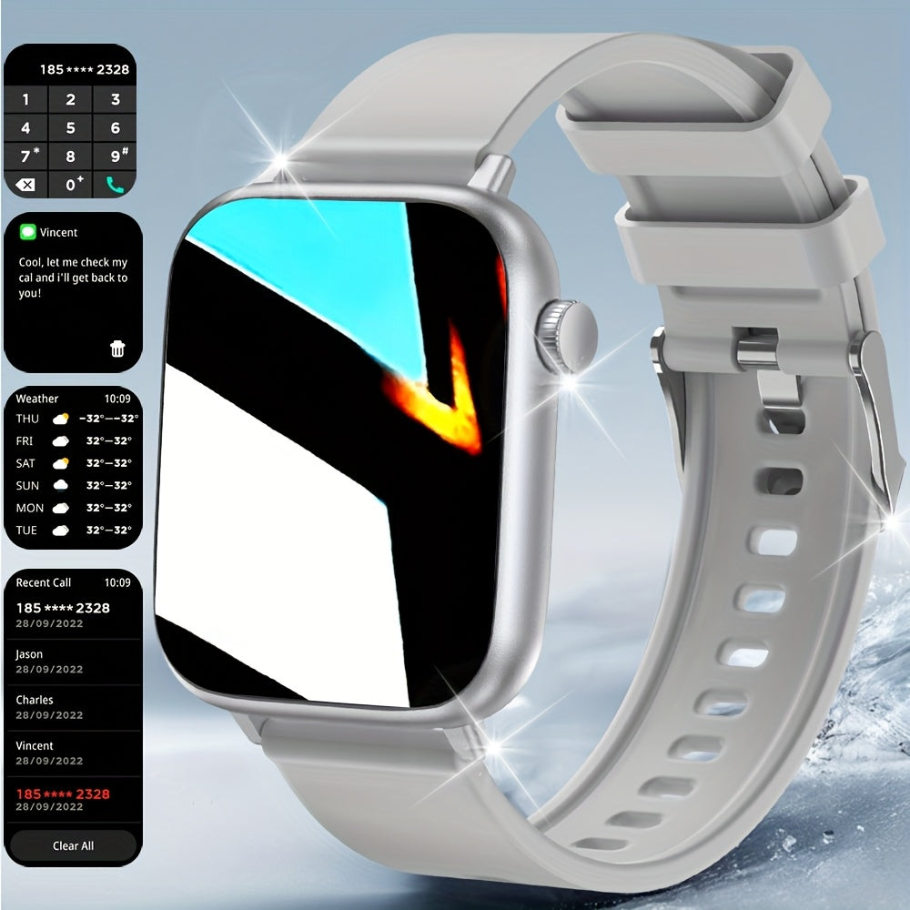 Smart Sports Watch Sports 100 Modes Unlimited Calls Voice Control Full Screen