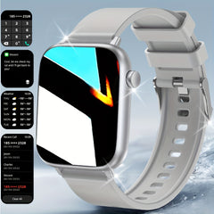 Smart Sports Watch Sports 100 Modes Unlimited Calls Voice Control Full Screen