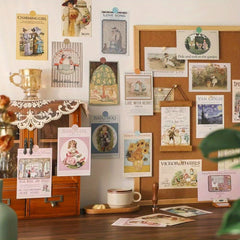 30pcs Romantic Decorative Cards Wall Style Room Decoration Cards