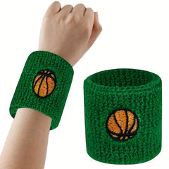 1pc Sports Wristbands Wrist Sweatbands Basketball Baseball Football Fitness
