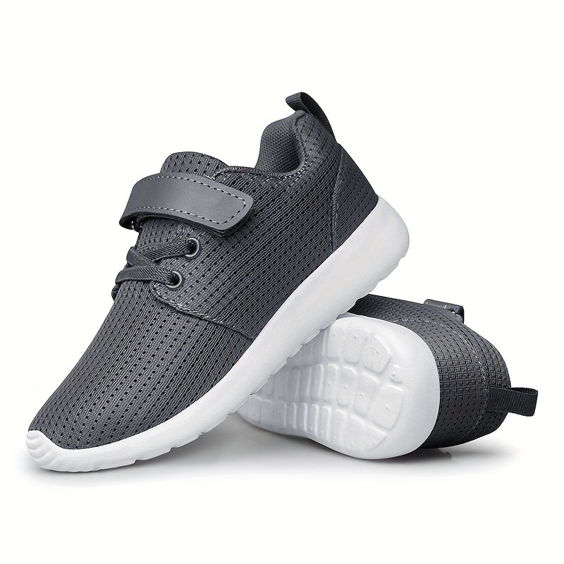 Boys Breathable Sneakers Hook Loop Casual Outdoor Shoes