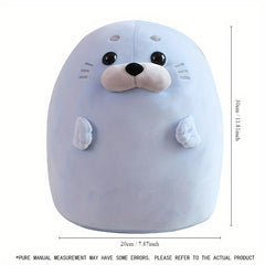 Soft Doll Seal Tuan Plush Toy Sofa Pillow Decoration Gift