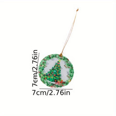 Christmas Decorations Santa Claus Snowman Deer Pendants