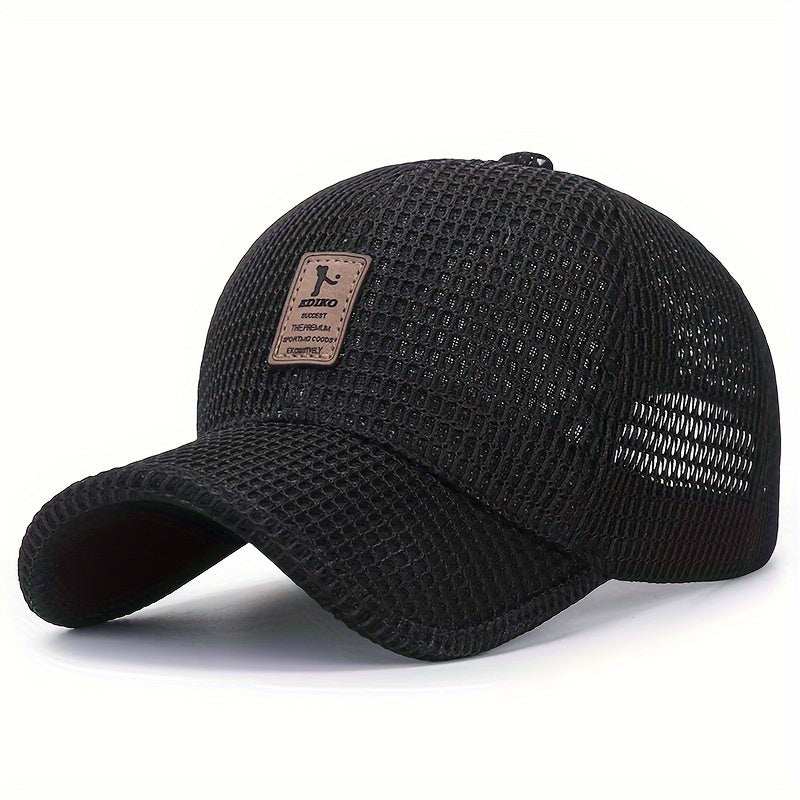 Men's Breathable Visor Hat Sun Protection Baseball Cap