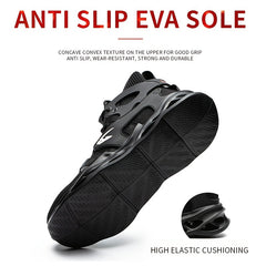 CEATSAFETV Steel Toe Work Boots Puncture Proof High Top Industrial Shoes