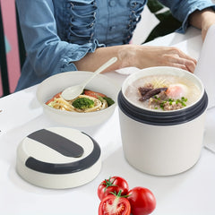 Insulated Oatmeal Cup with Lid Spoon Leak Proof Thermal Container