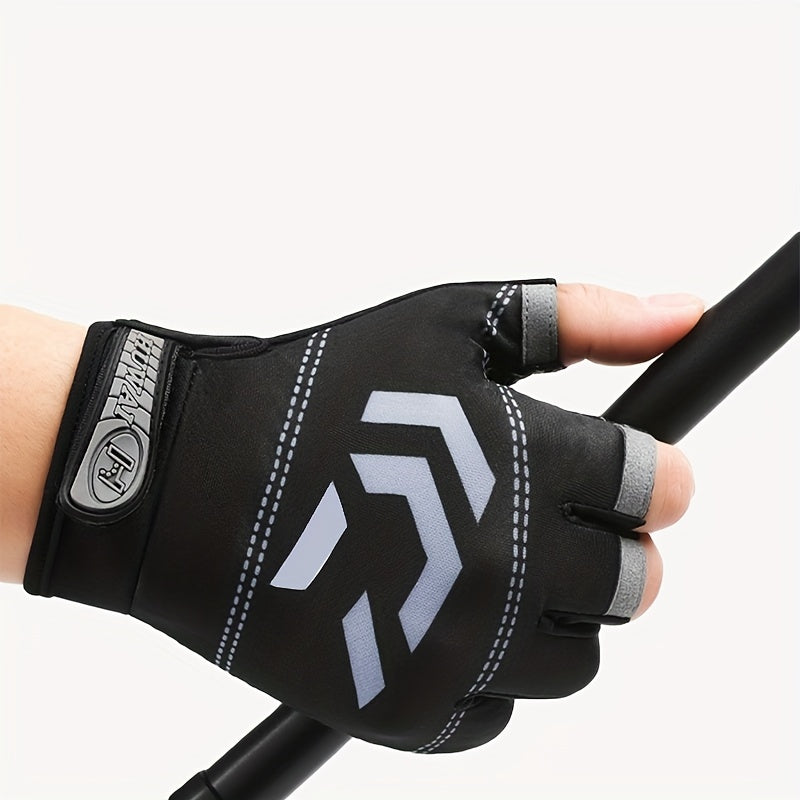 Sun Protection Fishing Gloves Non Slip Breathable Wear-resistant