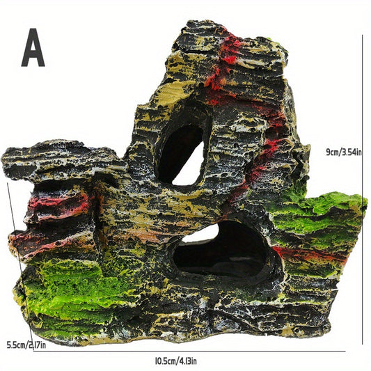 Fish Tank Resin Ornamental Rockery Aquarium Decoration