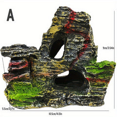 Fish Tank Resin Ornamental Rockery Aquarium Decoration