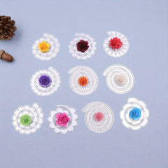 1pc Spiral Flower Metal Cutting Dies DIY Paper Crafts