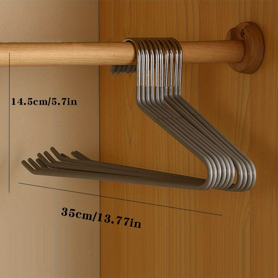 5pcs Goose Shaped Trousers Rack Stainless Steel Non-Slip Clip